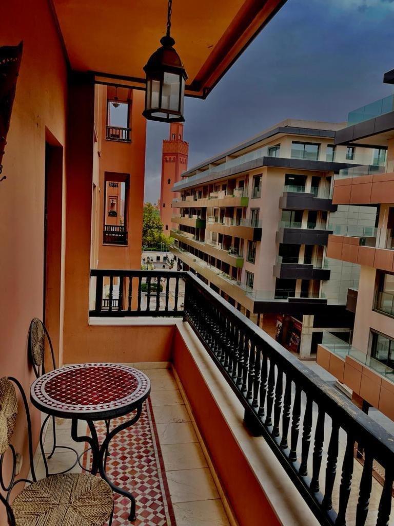 Appartement Haut Standing Gueliz Plaza Marrakesh Buitenkant foto