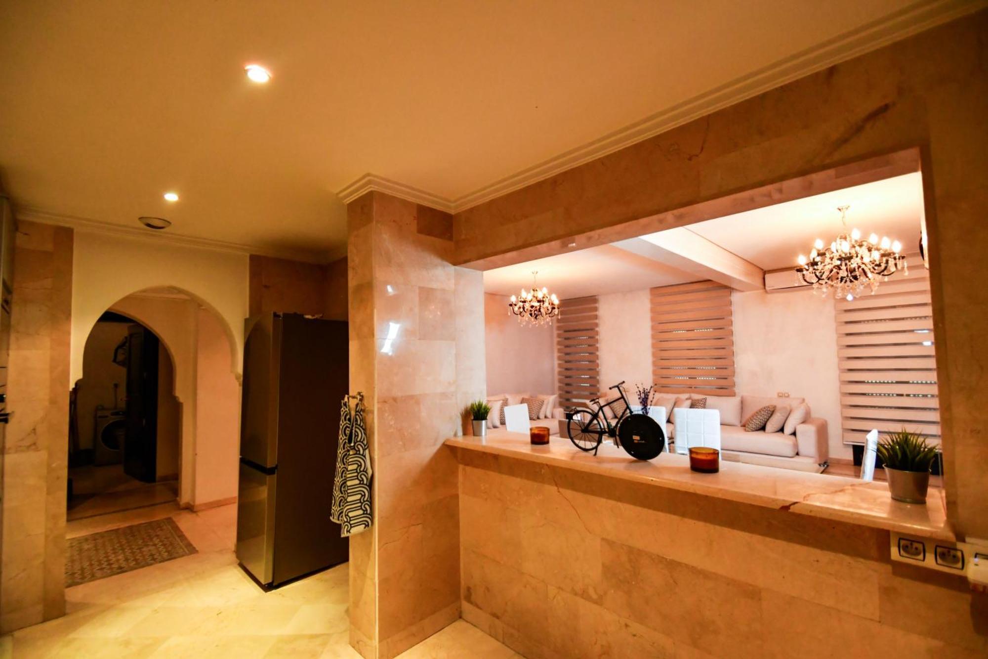 Appartement Haut Standing Gueliz Plaza Marrakesh Buitenkant foto
