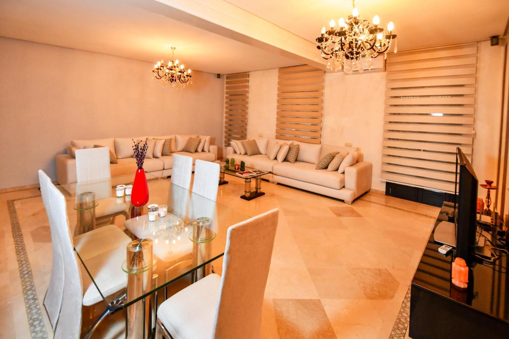 Appartement Haut Standing Gueliz Plaza Marrakesh Buitenkant foto